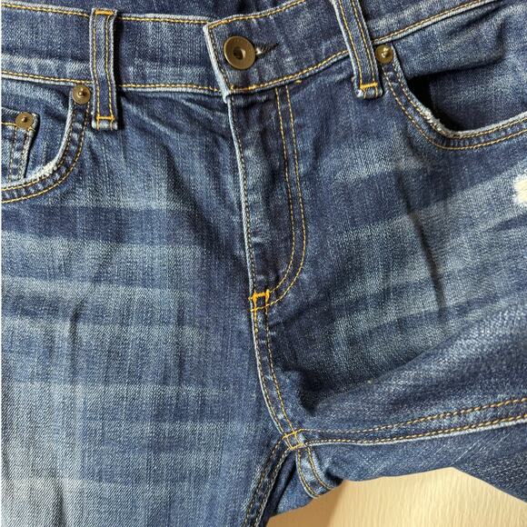 Rag & Bone Women's 28 Dre Boyfriend Jeans in Canyon Distressed Blue - Picture 4 of 12